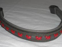 Stirnriemen *rote Kreuze*, 37 cm